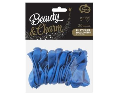 Opakowanie Balony chromowane niebieskie 13cm 20szt