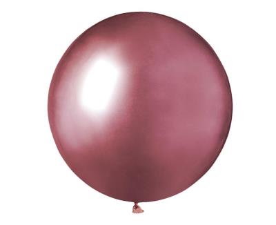 Opakowanie Balony chromowane różowe 48cm 25szt