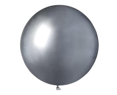 Opakowanie Balony chromowane Srebrne 48cm 25szt