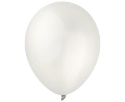 Opakowanie Balony Decomex metallic Pearl White 100szt