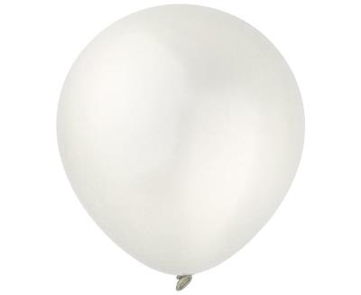 Opakowanie Balony Decomex metallic Pearl White 100szt