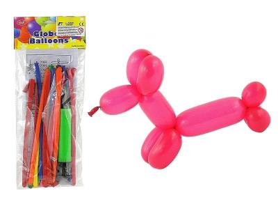 Opakowanie Balony długie z pompką 20szt