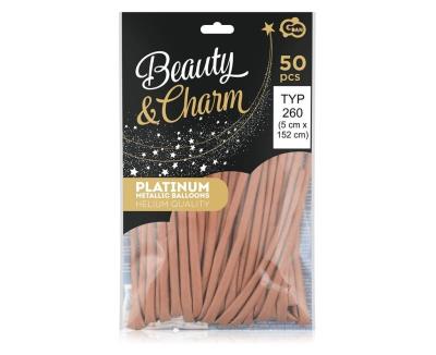 Opakowanie Balony do modelowania B&C różowe złoto 50szt