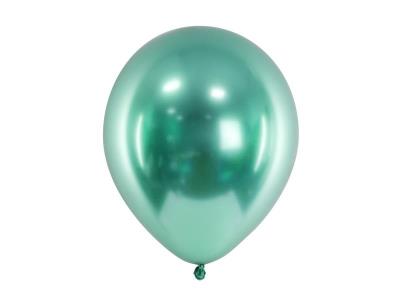 Opakowanie Balony Glossy 30cm 10szt butelkowa zieleń