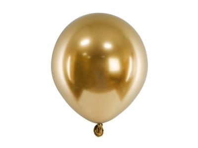 Opakowanie Balony Glossy złoty 12cm 50szt