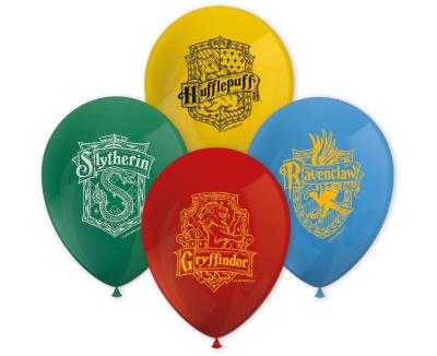 Opakowanie Balony Harry Potter Hogwarts Houses MIX 8szt