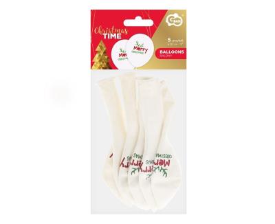 Opakowanie Balony Merry Christmas 5szt