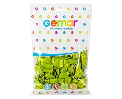 Opakowanie Balony metaliczne pistacjowe 30cm 100szt