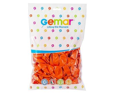 Opakowanie Balony metaliczne Pomarańczowe 100szt