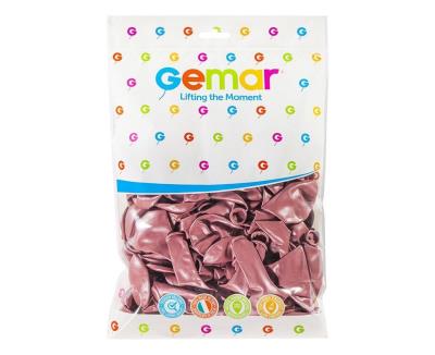 Opakowanie Balony metaliczne różowo złote 100szt