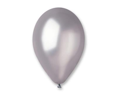 Opakowanie Balony metaliczne srebrne 33cm 50szt