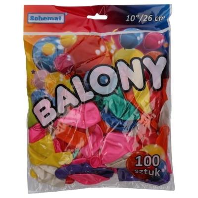 Opakowanie Balony metalizowane 26cm 100szt