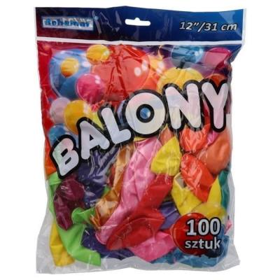 Opakowanie Balony metalizowane 31cm 100szt