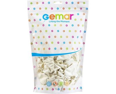 Opakowanie Balony pastelowe białe 33cm 50szt