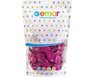 Opakowanie Balony pastelowe ciemnoróżowe 33cm 50szt