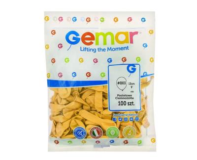 Opakowanie Balony pastelowe ciemnożółte 100szt