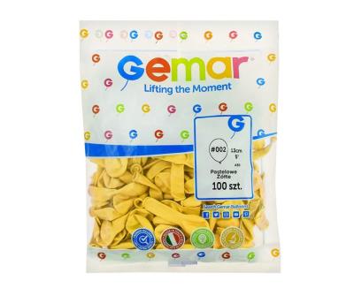 Opakowanie Balony pastelowe żółte 100szt