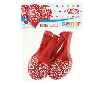 Opakowanie Balony premium serduszka 30cm 5szt