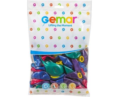 Opakowanie Balony przeźroczyste różnokolorowe 33cm 50szt