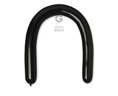 Opakowanie Balony rurki włoskie czarne 50szt