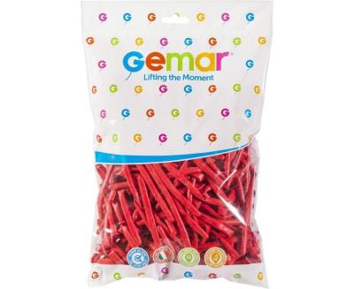 Opakowanie Balony rurki włoskie czerwone 5cm 100szt