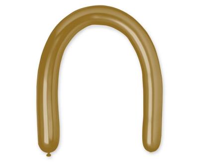 Opakowanie Balony rurki włoskie shiny złote 50szt