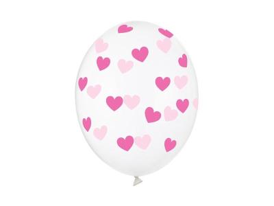Opakowanie Balony Serduszka Crystal Clear 30cm 50szt