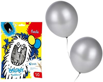 Balony srebrny (50szt) FIORELLO. Wydawca: Fiorello. SmakLiter.pl Opakowanie Balony srebrny (50szt) FIORELLO