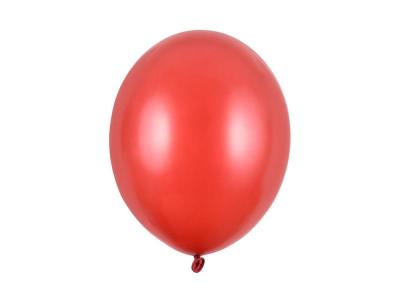 Opakowanie Balony Strong Metallic Poppy Red 30cm 50szt