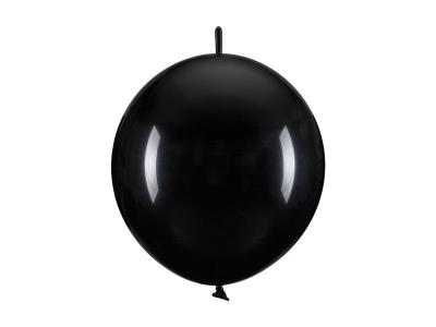 Opakowanie Balony z łącznikiem czarny 33cm 20szt
