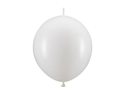 Opakowanie Balony z łącznikiem Pastel Pure White 28cm 20szt