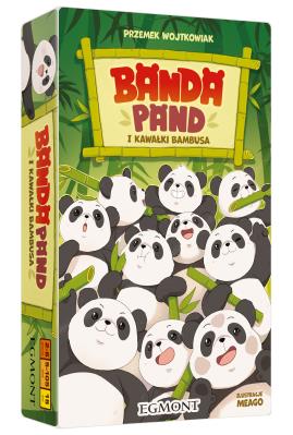 Banda Pand i Kawałki Bambusa. Autor: Wojtkowiak Przemek. SmakLiter.pl Okładka książki Banda Pand i Kawałki Bambusa