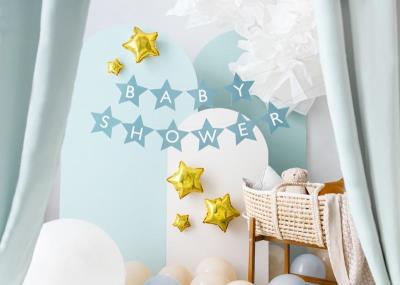 Opakowanie Baner Baby shower jasny niebieski290x16.5cm