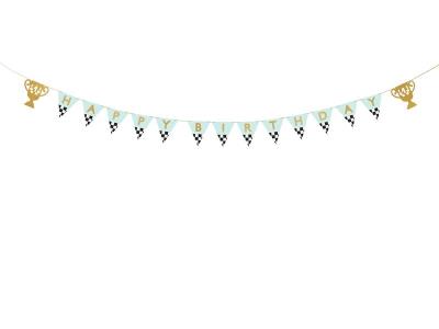 Opakowanie Baner Happy Birthday Puchary 2.5m