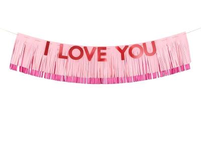 Opakowanie Baner I Love You 150x30cm