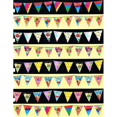 Baner urodzinowy Happy Birthday Flagi. Wydawca: GoParty. SmakLiter.pl Opakowanie Baner urodzinowy Happy Birthday Flagi