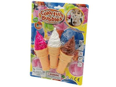 Opakowanie Bańki mydlane lody 3szt