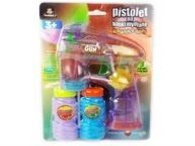 Bańki mydlane pistolet światło. Wydawca: Czapska. SmakLiter.pl Opakowanie Bańki mydlane pistolet światło