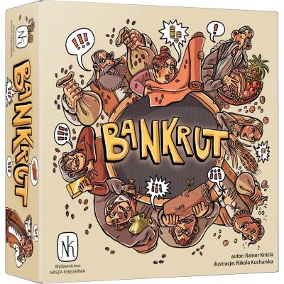 Bankrut. Autor: Knizia Reiner. SmakLiter.pl Okładka książki Bankrut