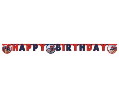 Opakowanie Banner Spiderman Crime Fighter - Happy Birthday