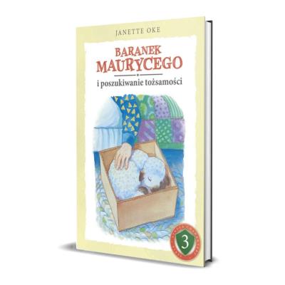 Baranek Maurycego poszukiwanie tożsamości. Autor: Oke Janette. SmakLiter.pl Okładka książki Baranek Maurycego poszukiwanie tożsamości