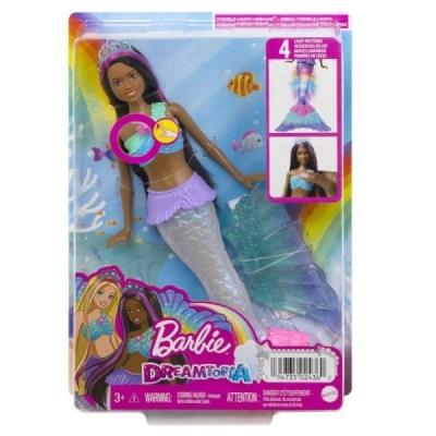 Opakowanie Barbie Brooklyn. Syrenka migoczące światełka
