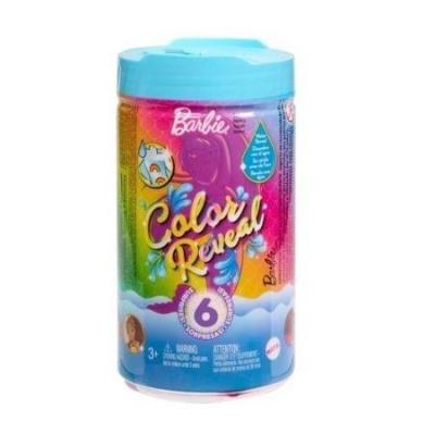 Opakowanie Barbie Color Reveal Kolorowa syrenka lalka HDN75