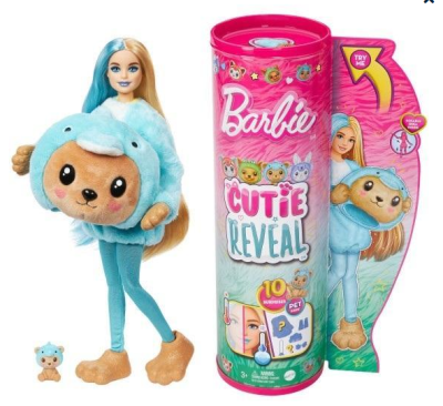 Opakowanie Barbie Color Reveal Lalka Miś-Delfin HRK25