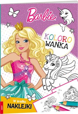 Okładka książki Barbie dreamtopia Kolorowanka KOLX-1401