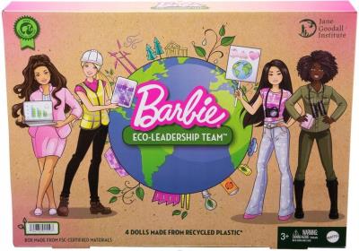 Opakowanie Barbie Eco Leader Team zestaw 4 lalek