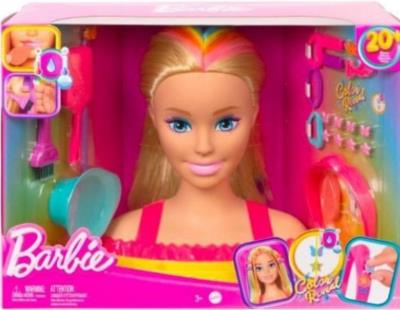 Opakowanie Barbie. Głowa do stylizacji Blond włosy HMD78