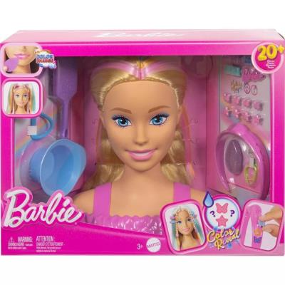 Opakowanie Barbie. Głowa do stylizacji Blond włosy JFG81
