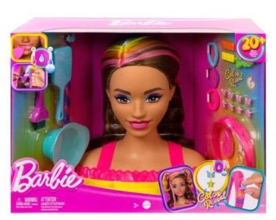 Opakowanie Barbie. Głowa do stylizacji Brązowe włosy HMD80