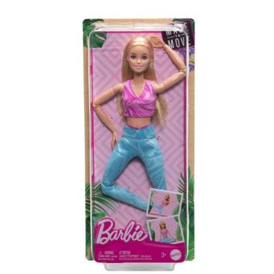 Opakowanie Barbie. Lalka Made to Move Blond włosy